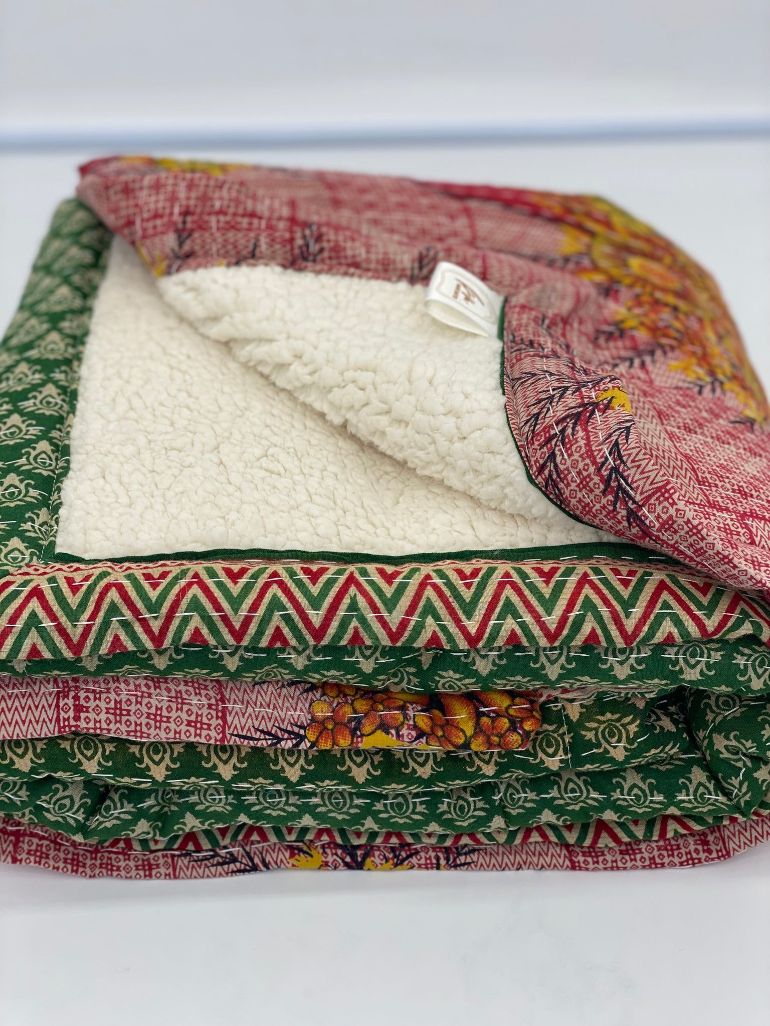 Maxine - Kantha Sherpa Throw