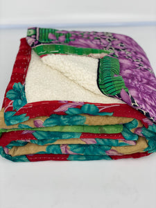 Harrington - Kantha Sherpa Throw