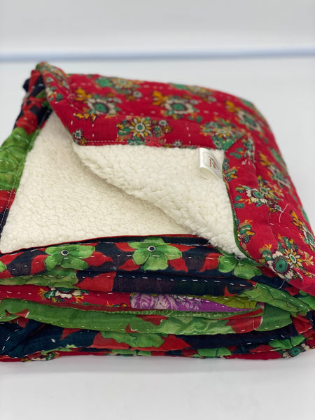 Chelsea - Kantha Sherpa Throw