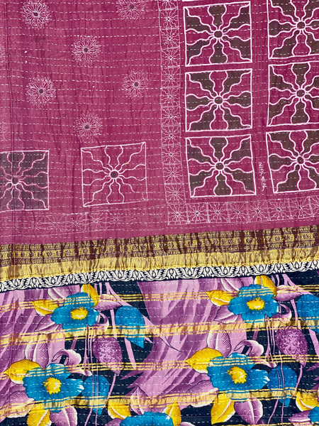 Betty - Kantha Sherpa Throw