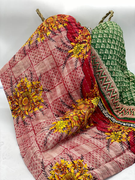 Maxine - Kantha Sherpa Throw